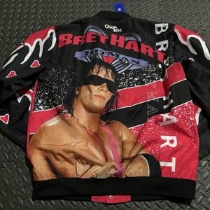 Chalk Line Bret Hitman Hart Jacket Men's Size XL WWE Legends WWF Hit Man
